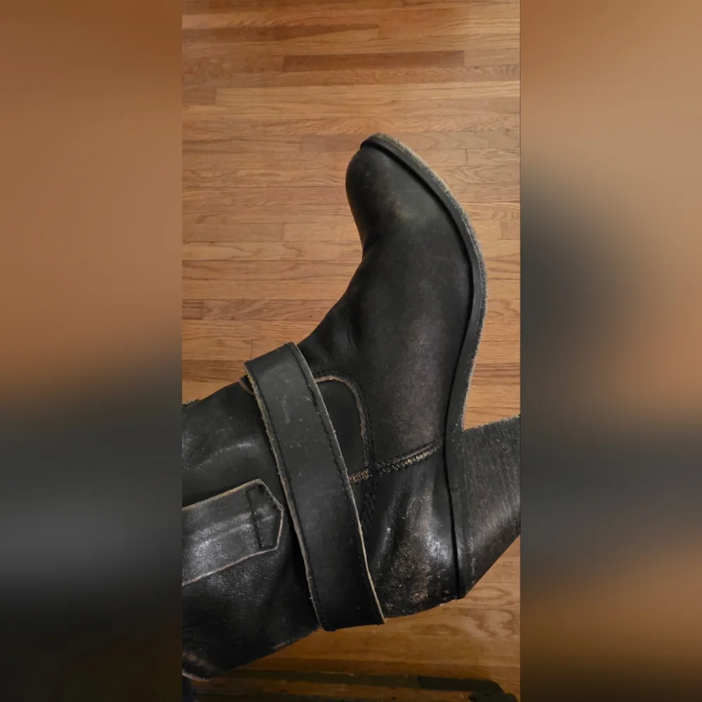Corral Leather Ankle Boots Indie Spirit Brown 8 Buckle Removable Hardware